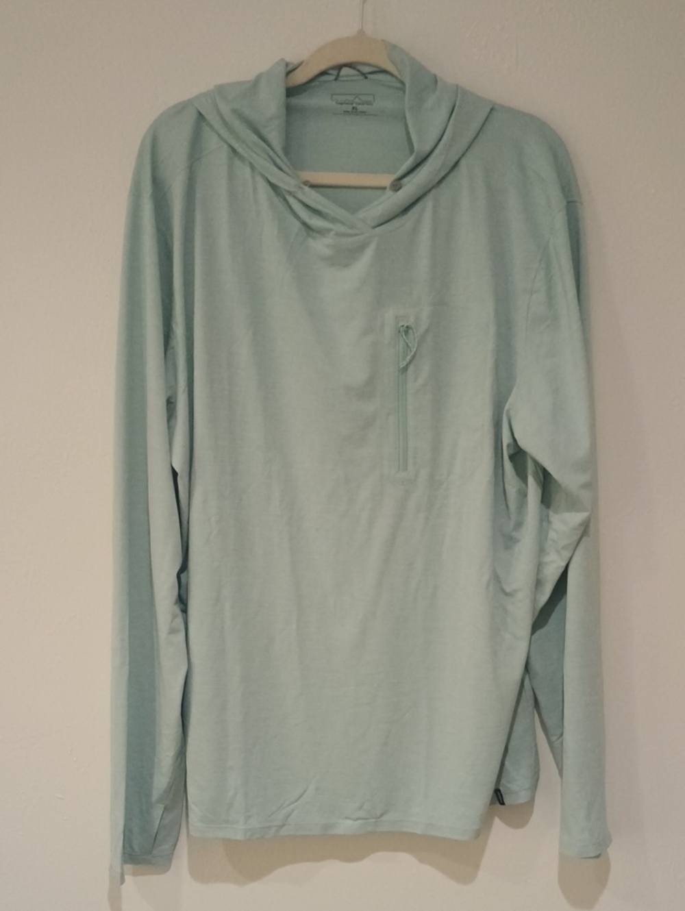 Men's Patagonia XL Capilene Cool Sun Hoody Light Mint